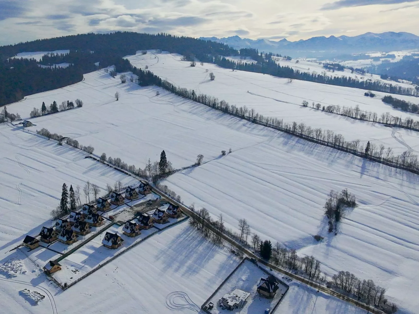 Krokus Tal Dorf unter der Tatra-Buiten