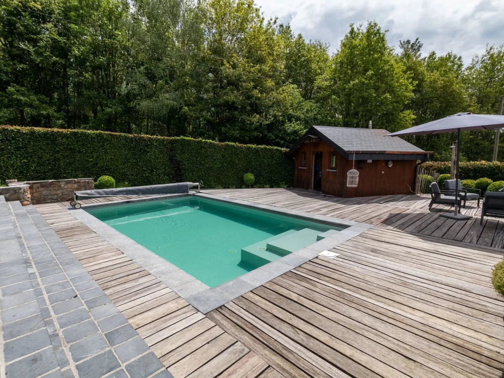 Villa "Spineux" Schwimmbäder/Whirlpool/Sauna 11pers-Buiten