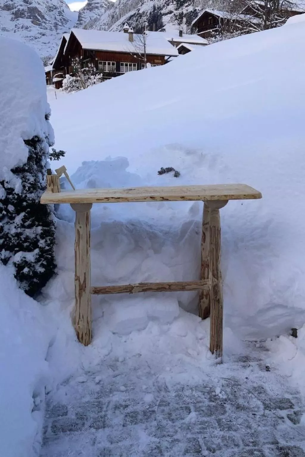 Mit Bergblick-Buiten