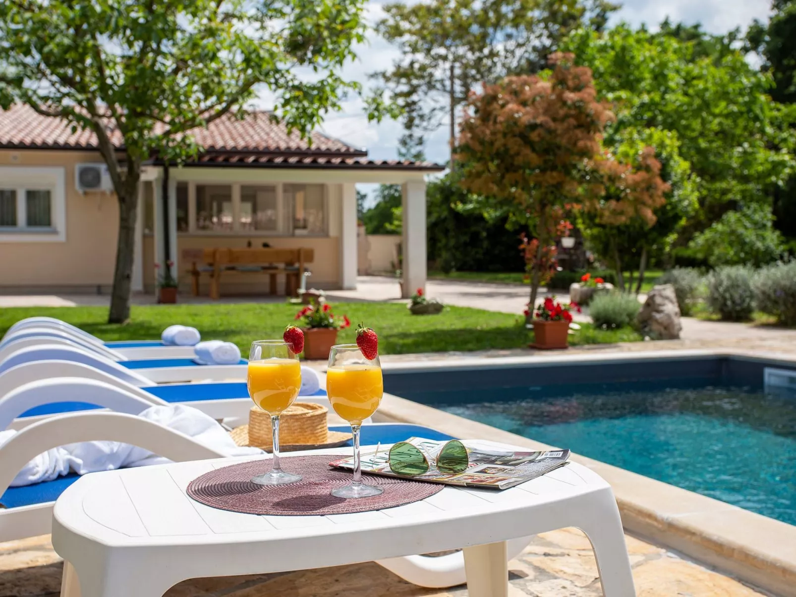 Ferienvilla Darko mit Schwimmbad-Buiten