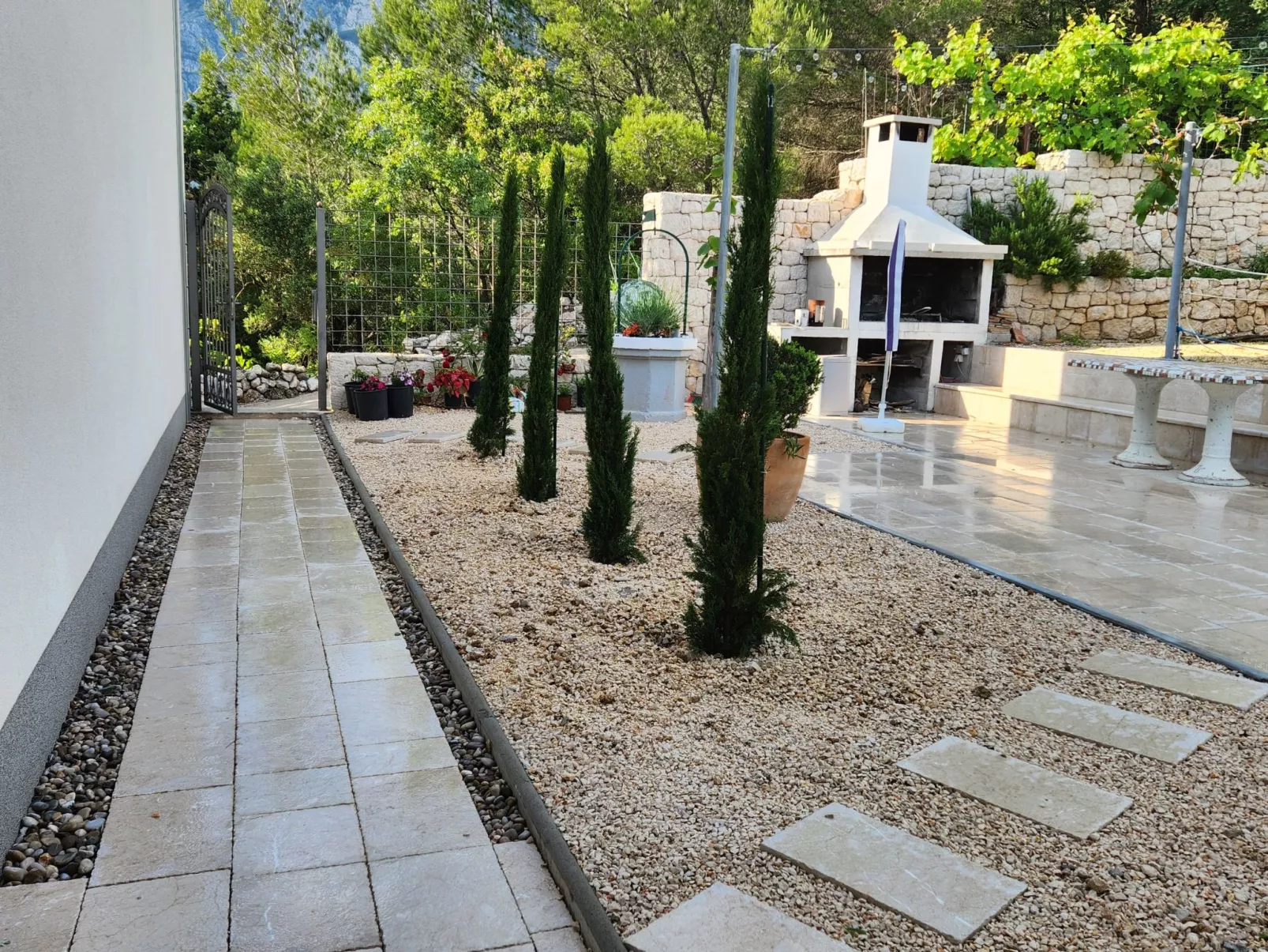 In Šimići mit Privatem Pool-Buiten