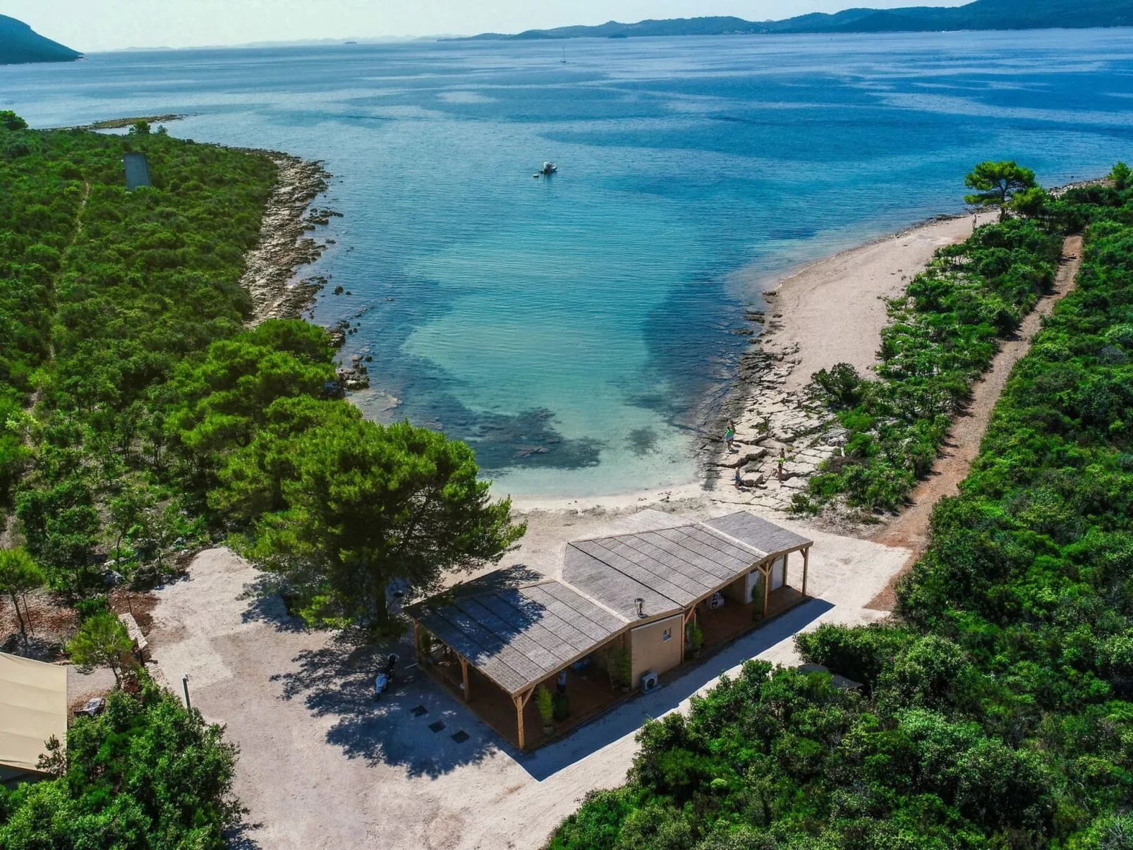 Mobilheim direkt am Strand-Buiten