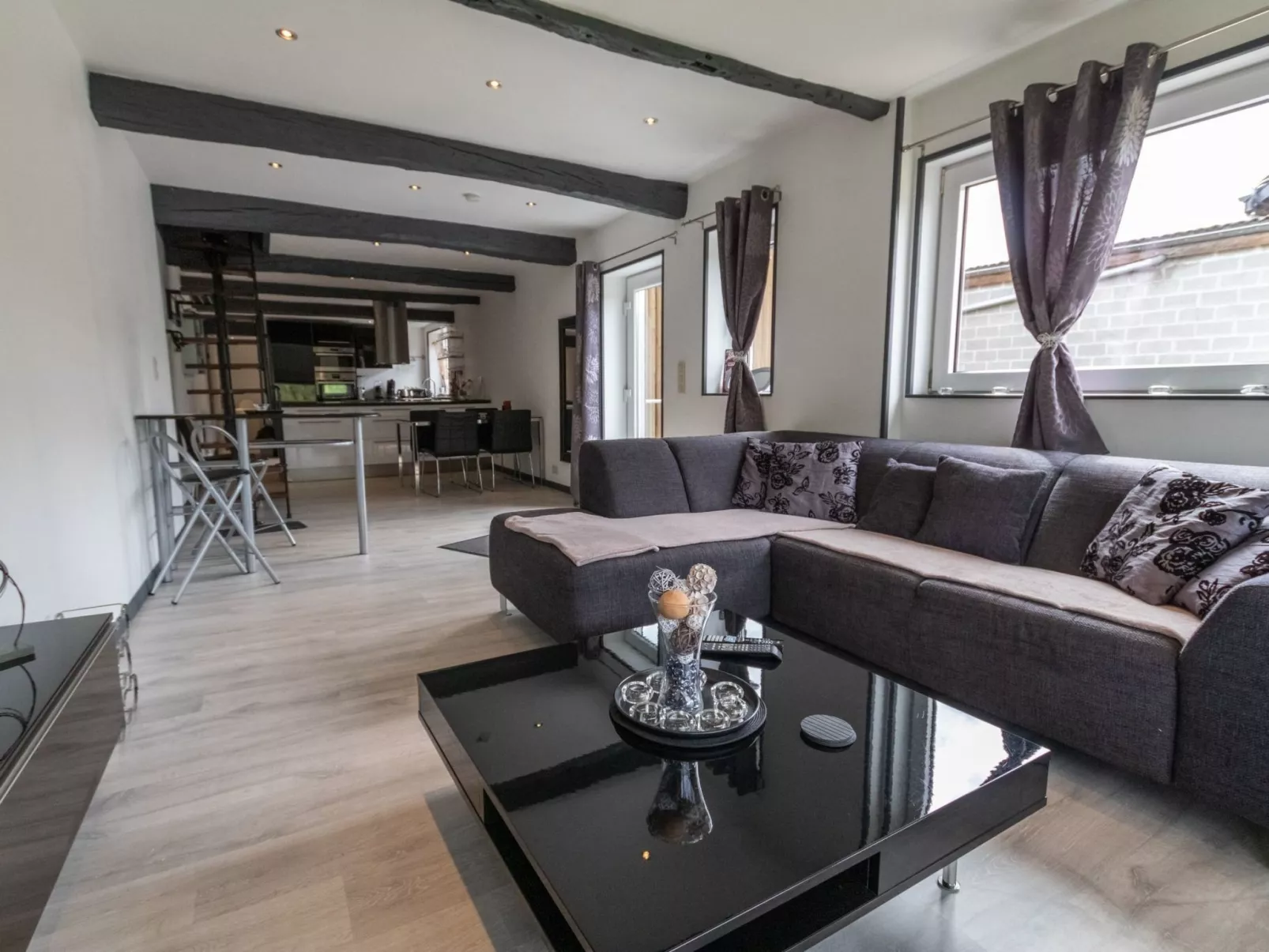 Duplex Ferme Simon 4p mit Jacuzzi und Sauna-Binnen