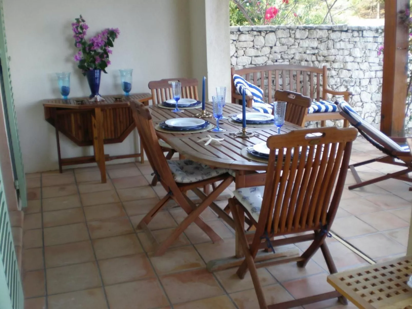 Pont de bateau, Meerblick mit privatem Pool-Buiten
