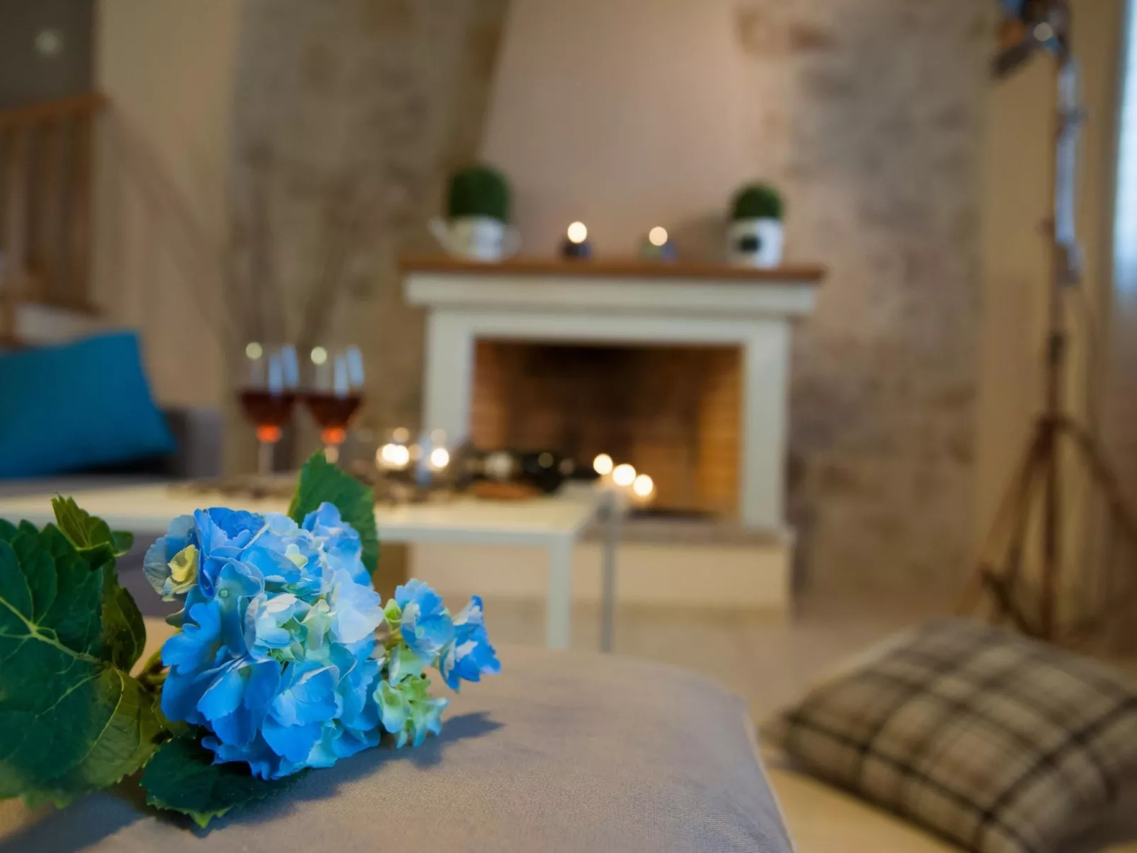 Schönes Haus in Panormos mit kleinem Garten-Binnen