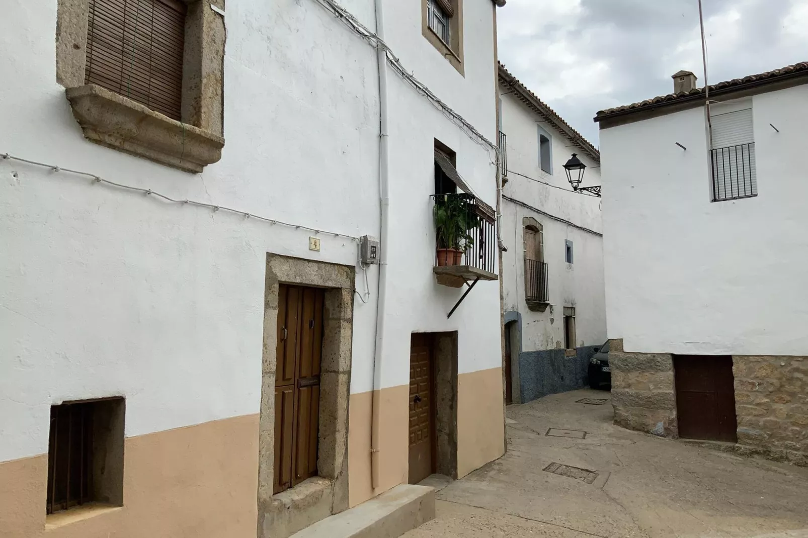 Casa de Pueblo "Rodrigo" Sierra de Gata Cáceres-Uitzicht zomer