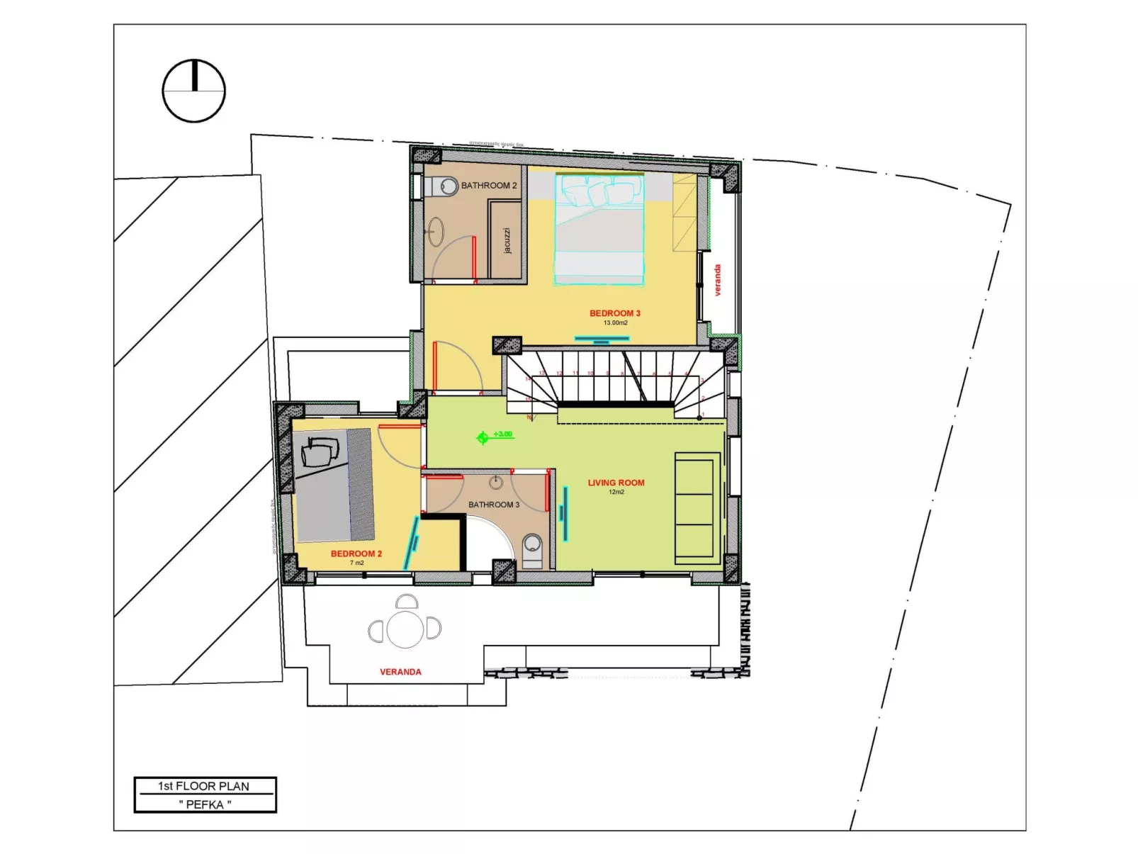 Paradisos für 14 Personen und 4 Kinder-Binnen