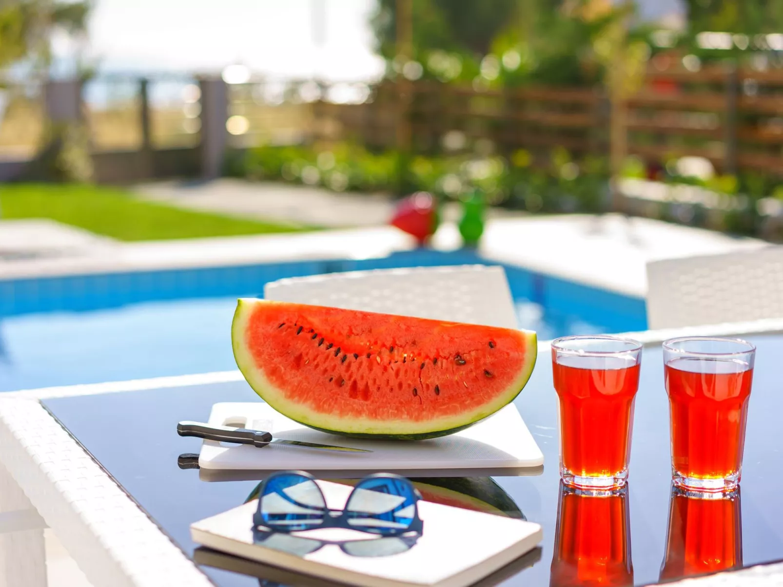 Villa am Strand mit Pool BBQ Spaziergang zu Annehmlichkeiten-Buiten