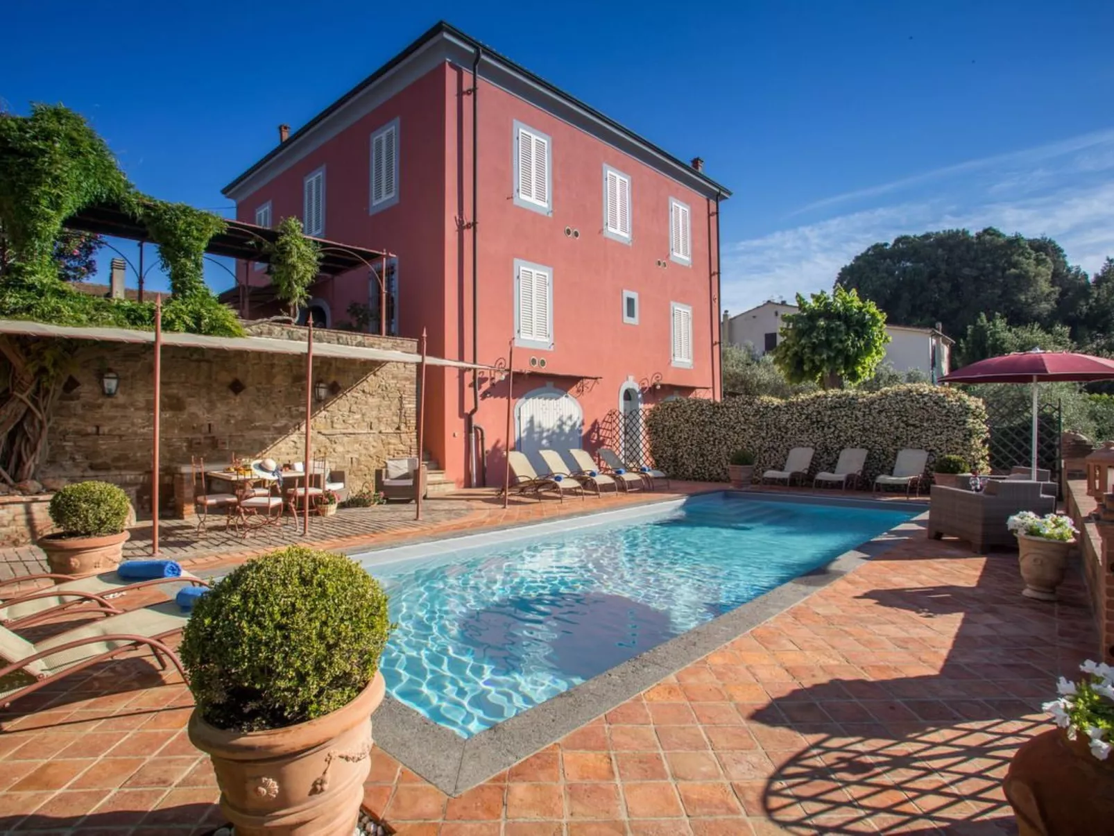 Luxuriöse Villa mit privatem Pool in der Nähe von Pisa Volterra
