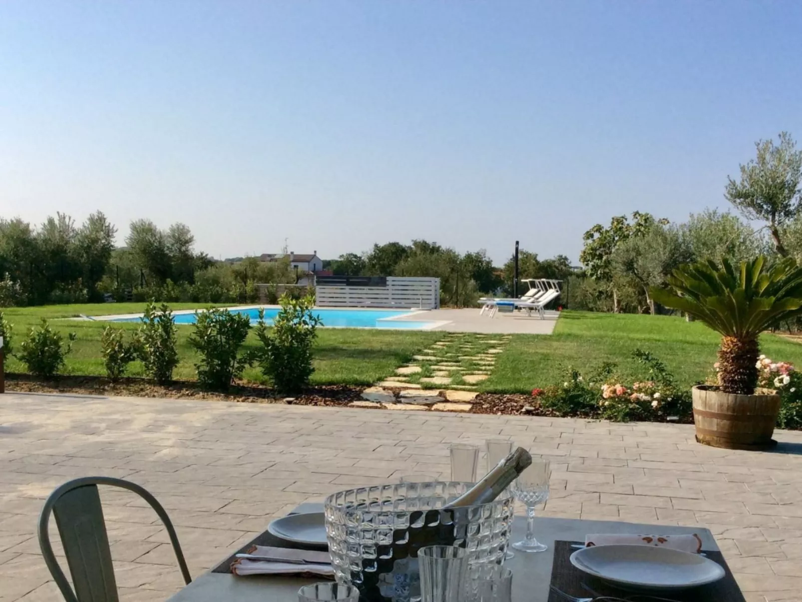 Villa mit privatem Pool in der Nähe der adriatischen Strände-Buiten