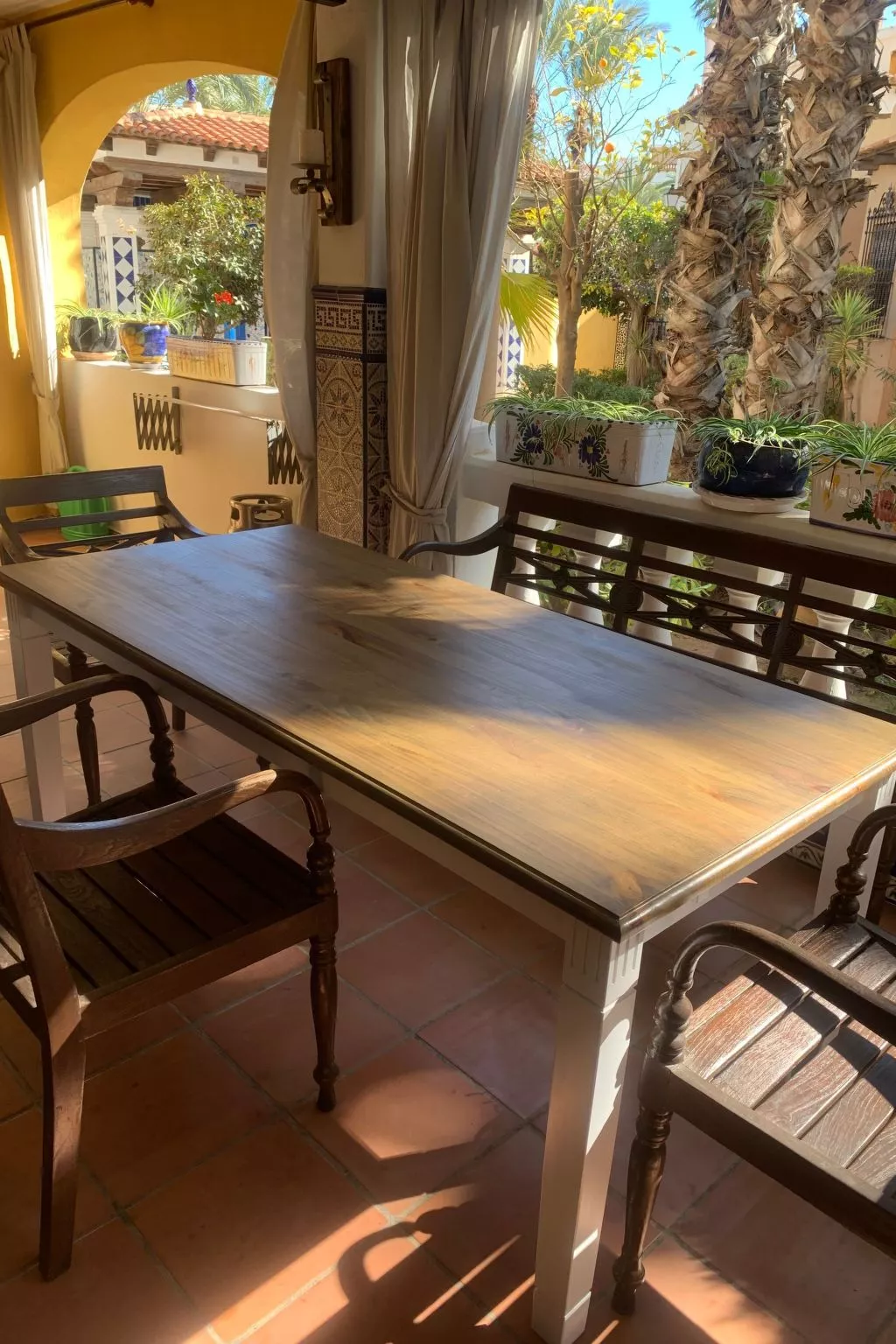 Das beste Haus große Terrasse Strand und Bars-Buiten