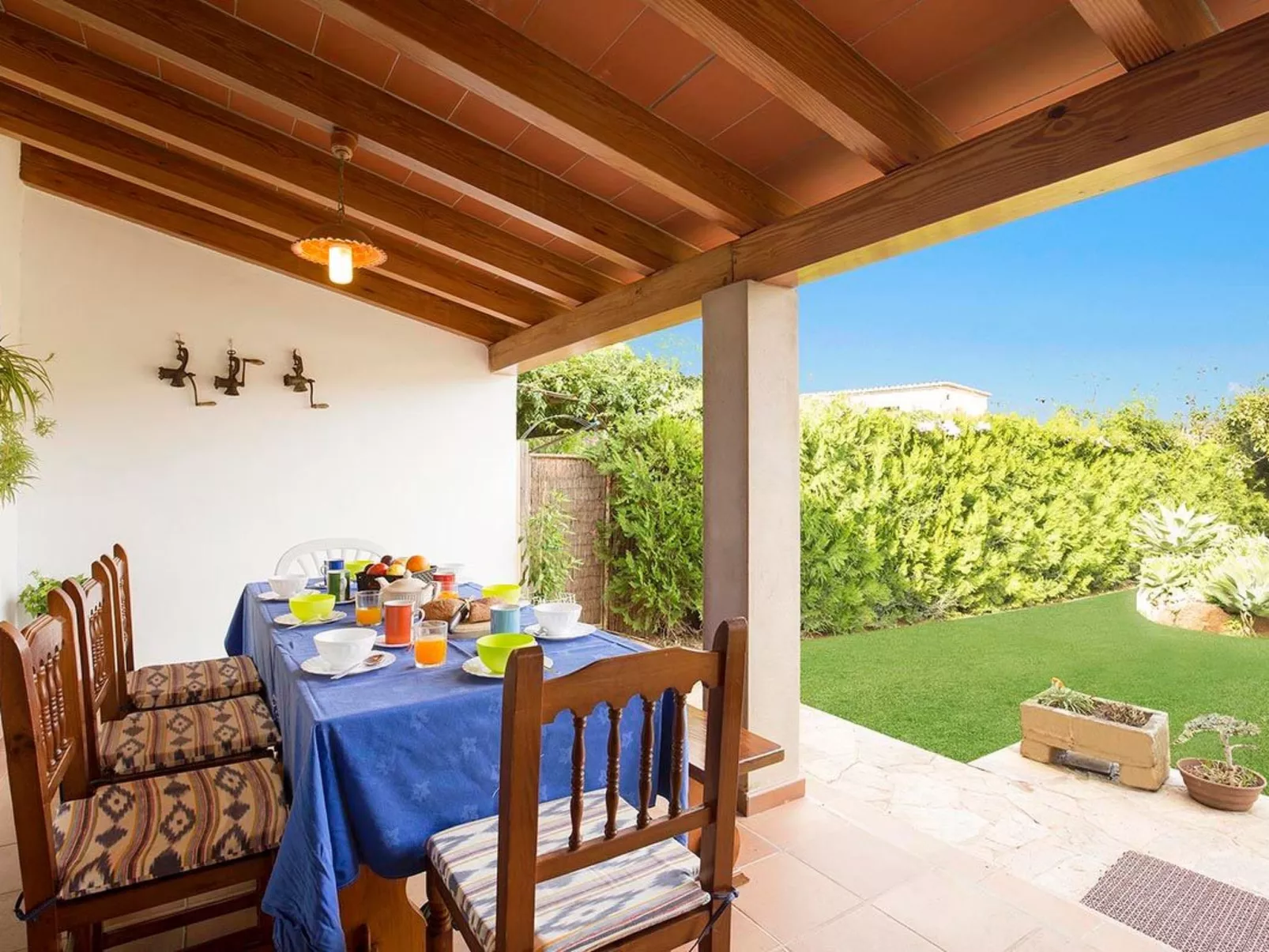 Villa Assumpció in Pollença mit Pool und Grill-Buiten