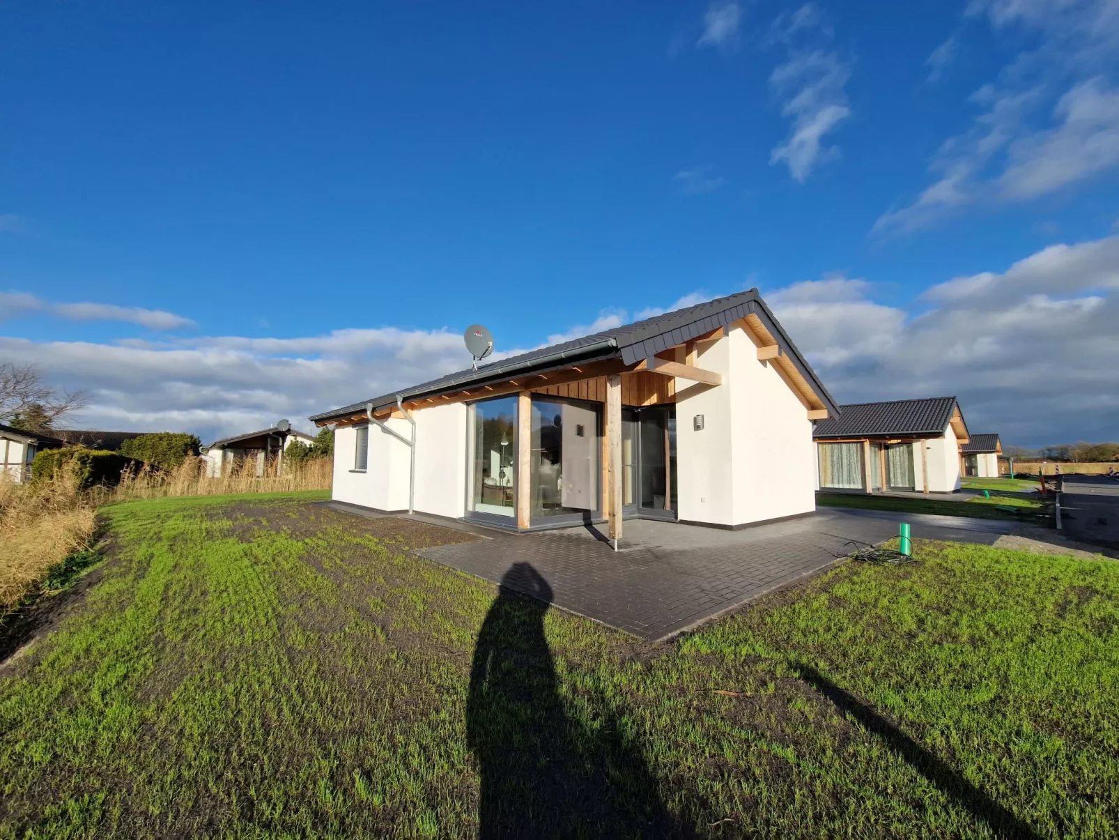G10 Ferienhaus mit Wiesenblick in Eckwarderhörne-Buiten