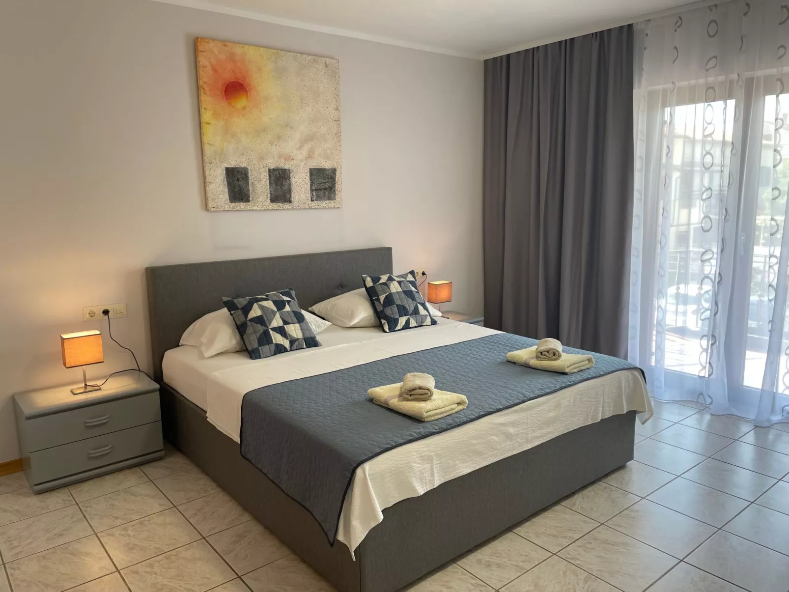 Appartement mit zwei Terrassen mit Meerblick-Binnen