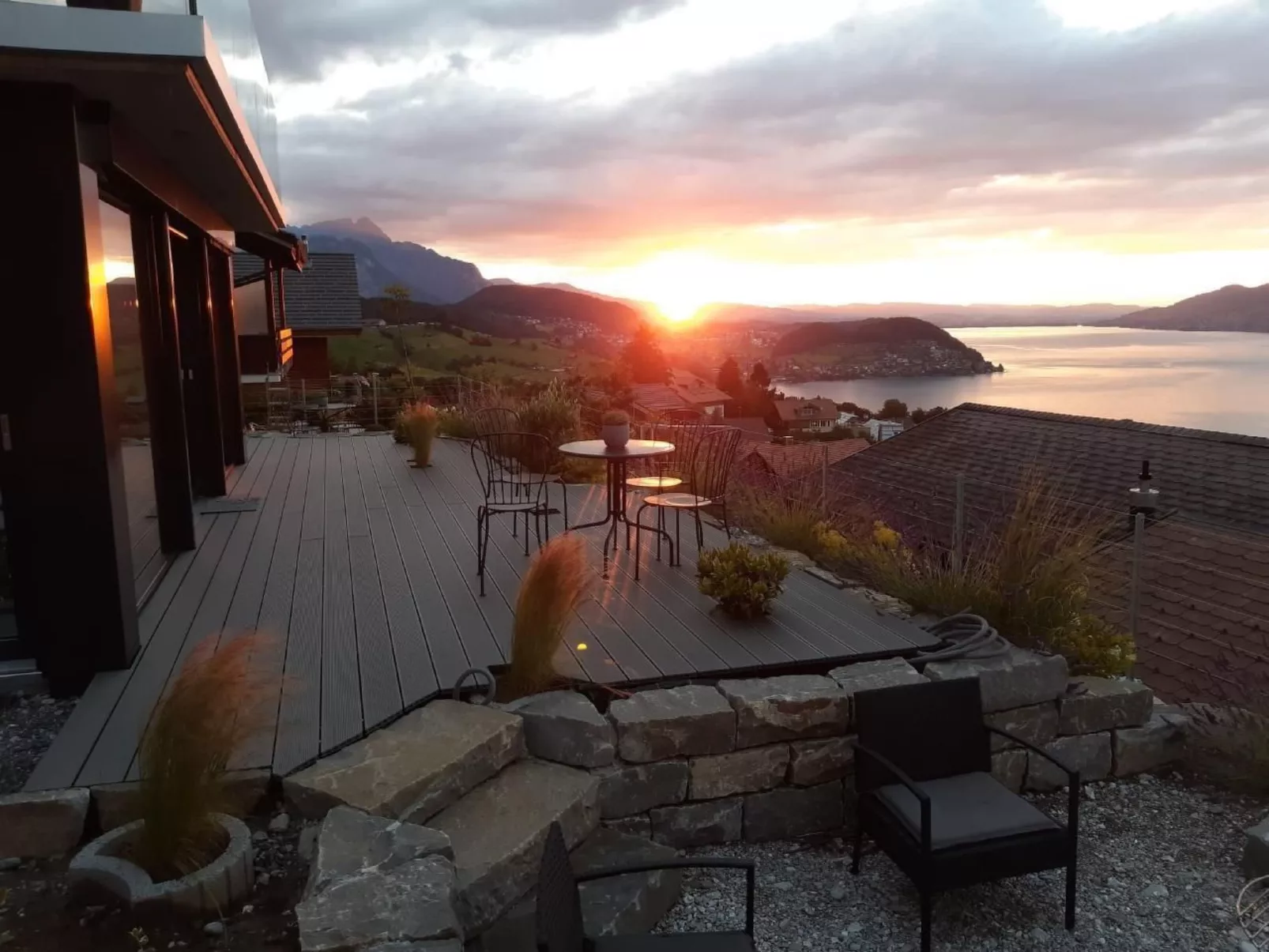 Gemütliche Apartment-Buiten