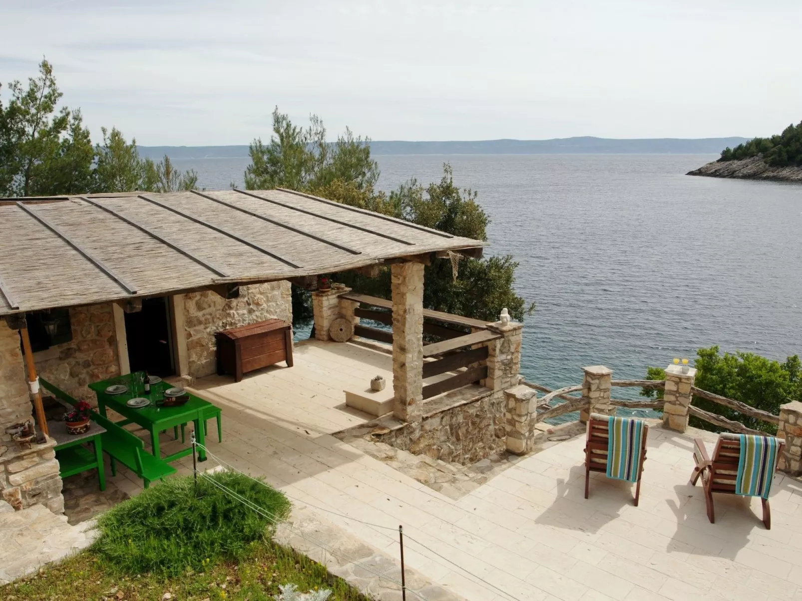 In Selca mit Garten, Terrasse und Grill-Buiten