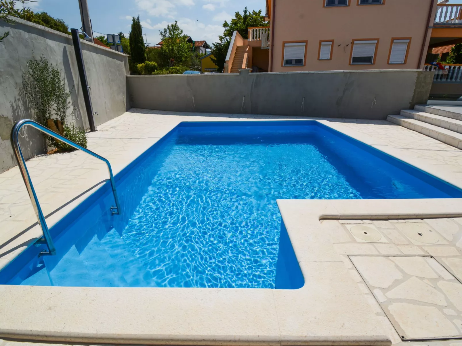 Villa mit beheiztem Pool mit Meerblick - TA Leut Agency-Buiten