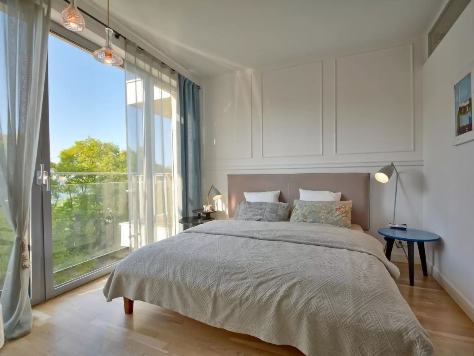 Penthouse direkt am Strand mit Meerblick-Binnen