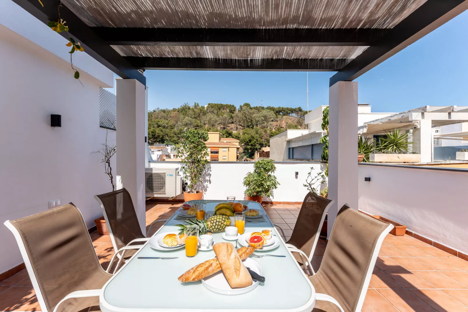 CT 252 - Faro's Malaga Citylights - Amazing Roof Terrace-Terrasbalkon