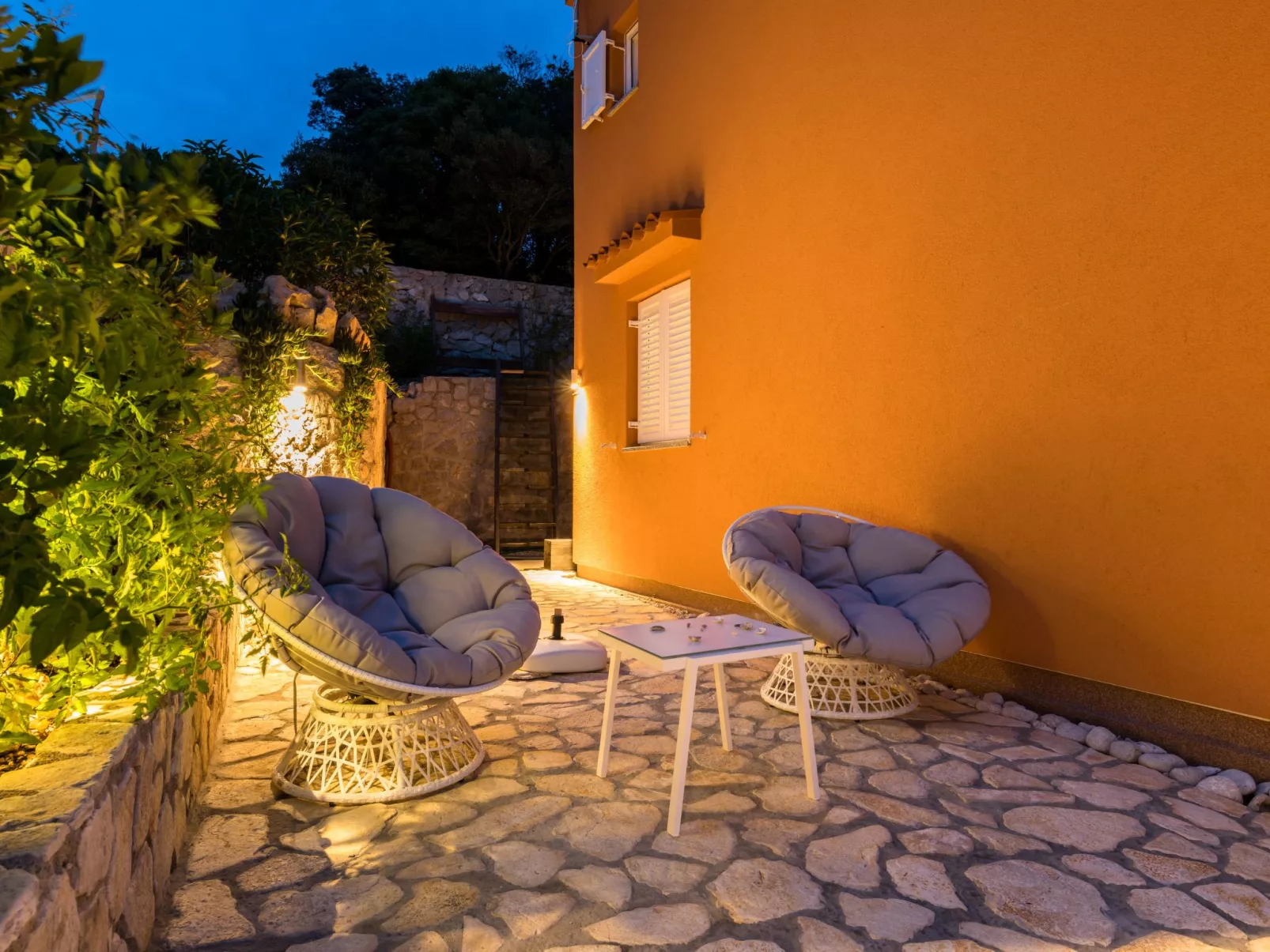 Exklusive und stilvolle Meerblick-Inselvilla-Buiten