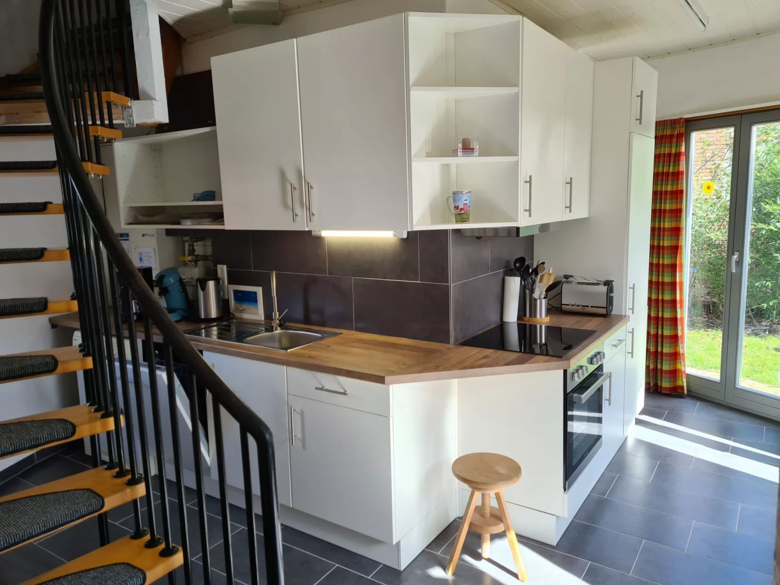 Leuchtturm mit Sauna und Whirlpool-Binnen