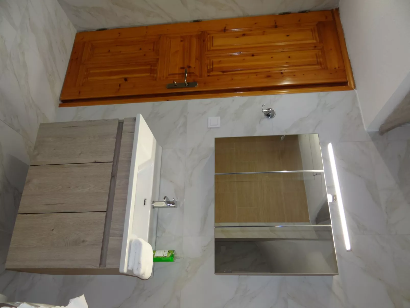 Theofanias Marmorhaus Meteora-Binnen