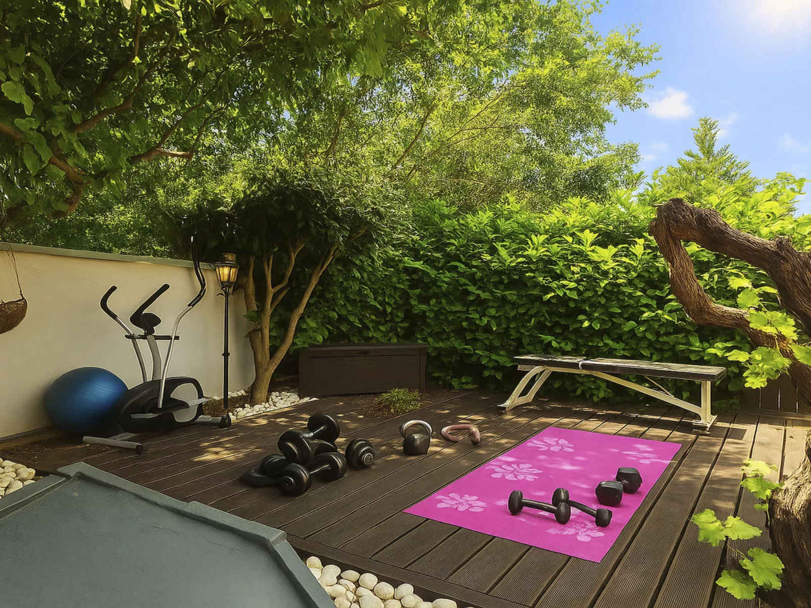 Villa Kleines Paradies-Buiten