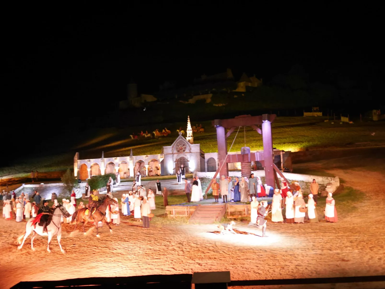 Schloss mit Überlaufpool an der Dordogne-Buiten