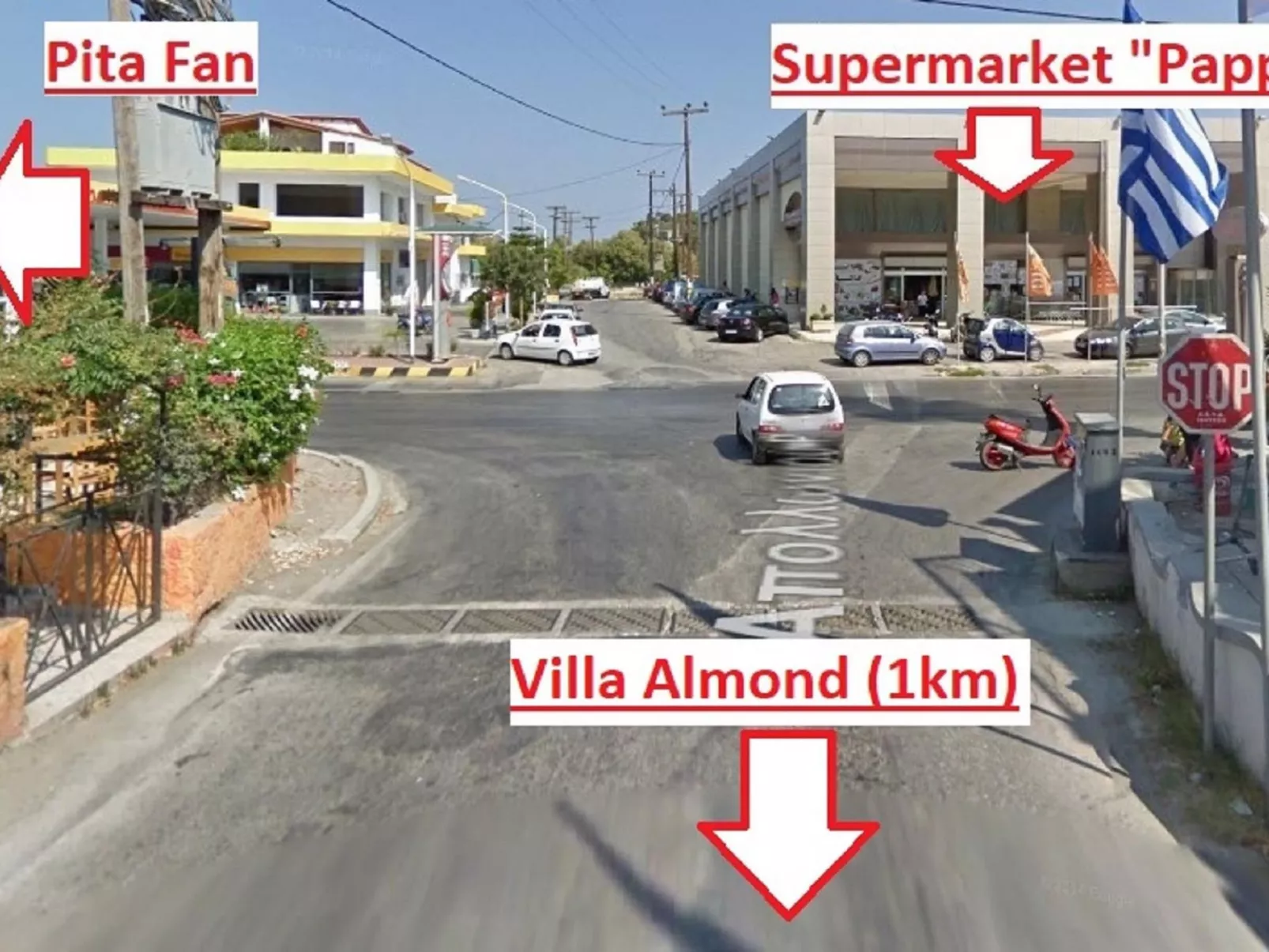 Charmante Mandelvilla auf der Insel Rhodos-Image-tags.info