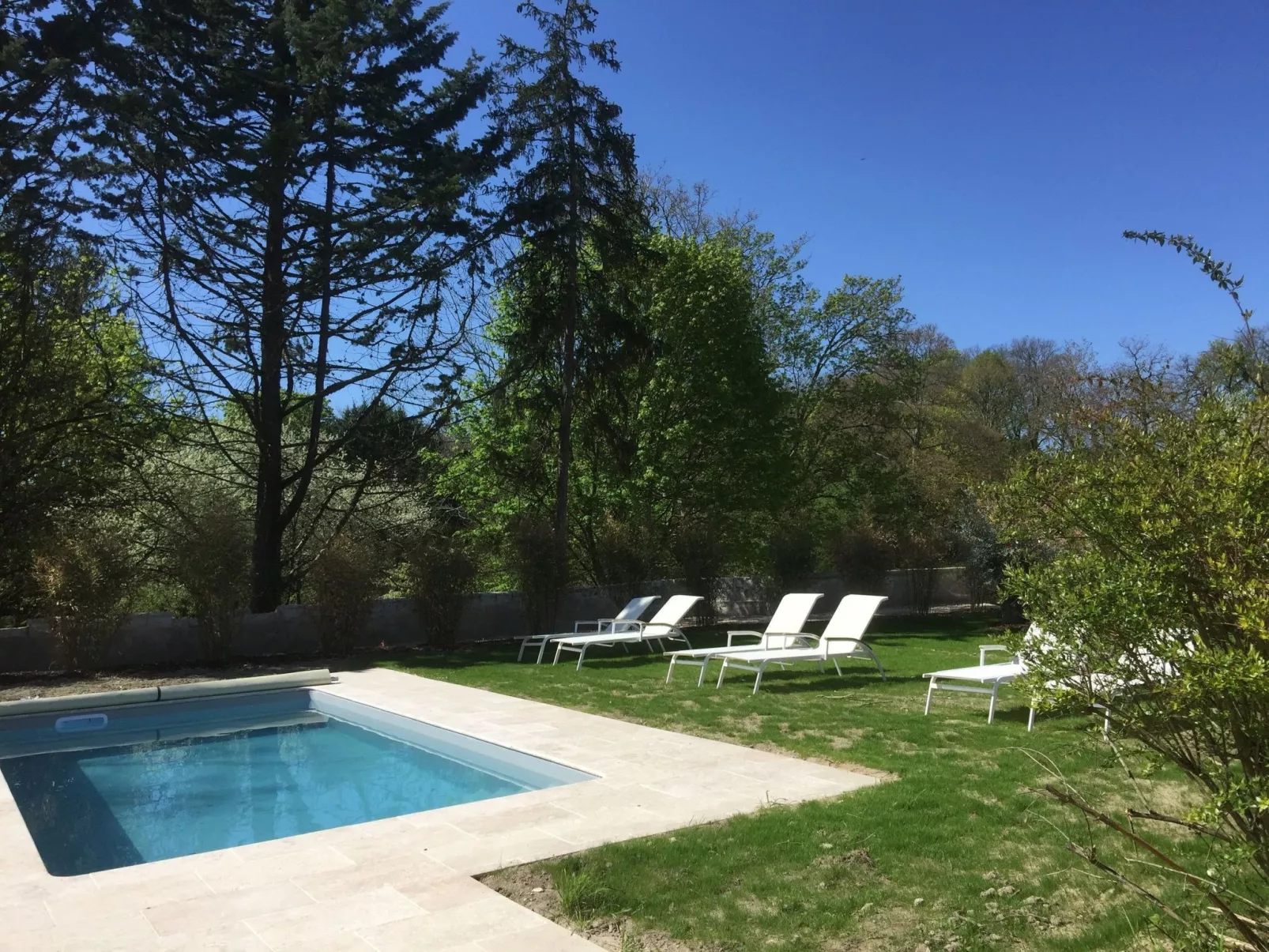 Cottage de la tour duplex 100m2 mit Pool Azay le rideau-Buiten