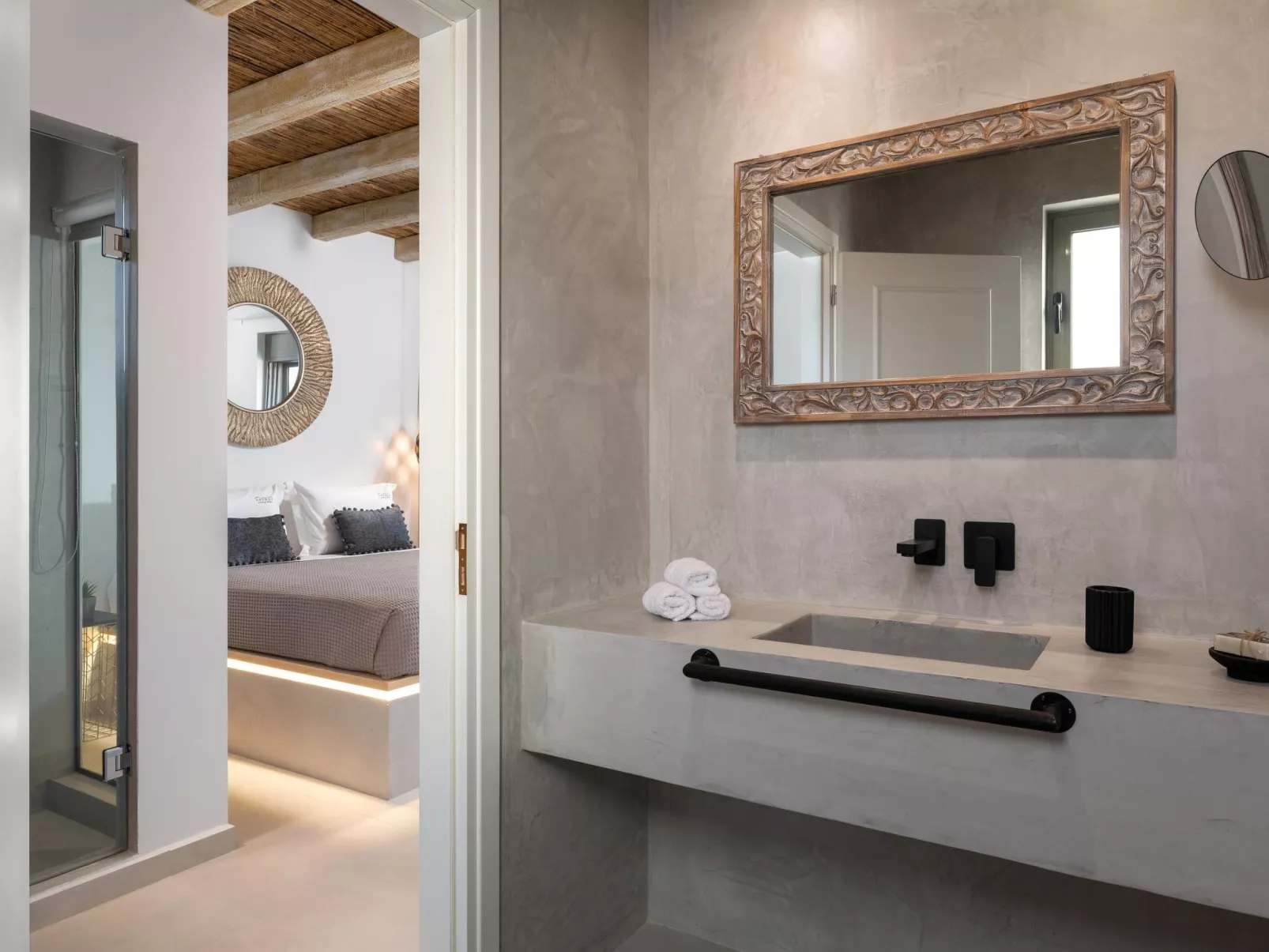 Villa Pounentis auf einem Hügel in Lachania-Binnen