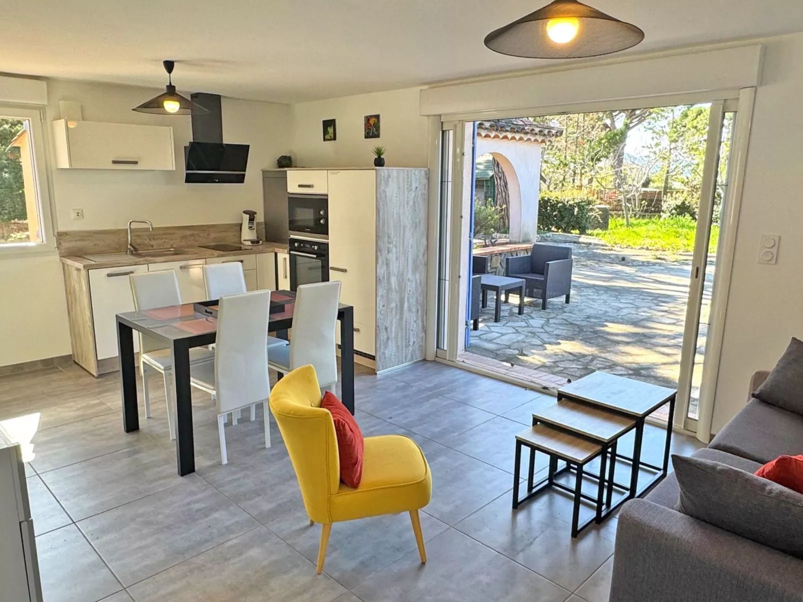 Maison 4/6 personnes - Piscine privée - Clim - Binnen