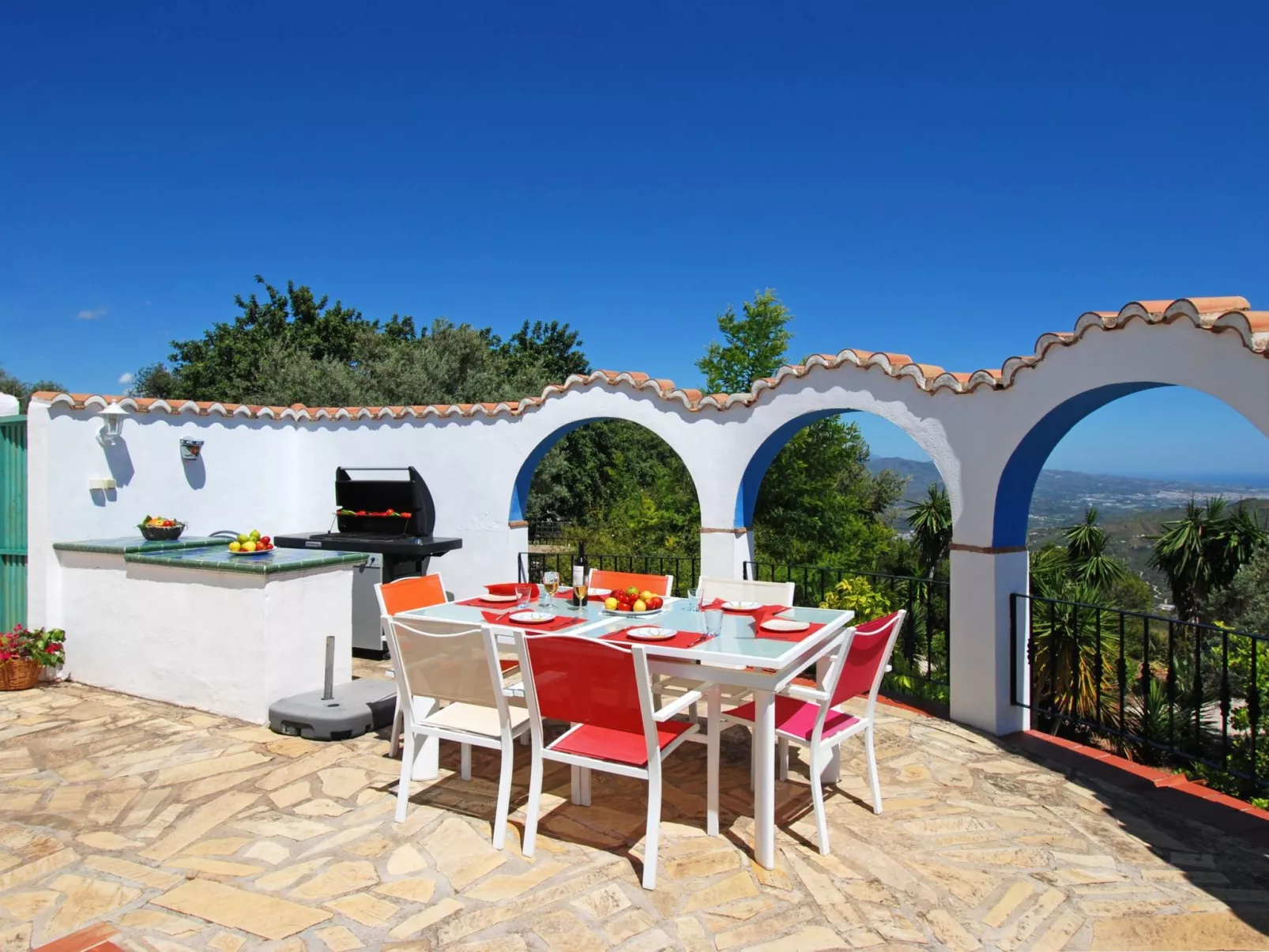 Finca "Brisas" mit Blick auf das Wasser-Buiten