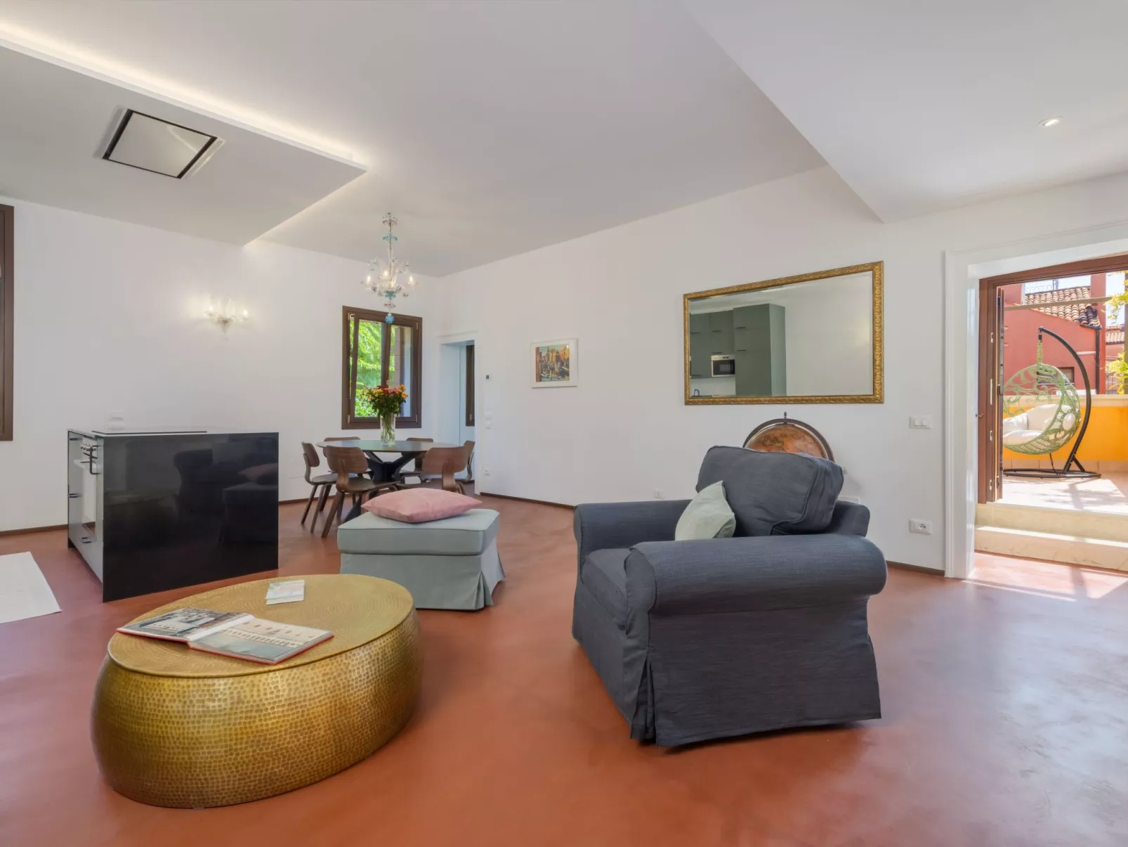 Casa dell'Aviatore große Gartenterrasse