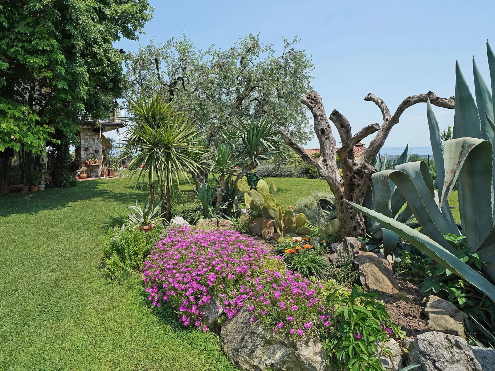 Wohnung mit Blick auf den Gardasee-Buiten