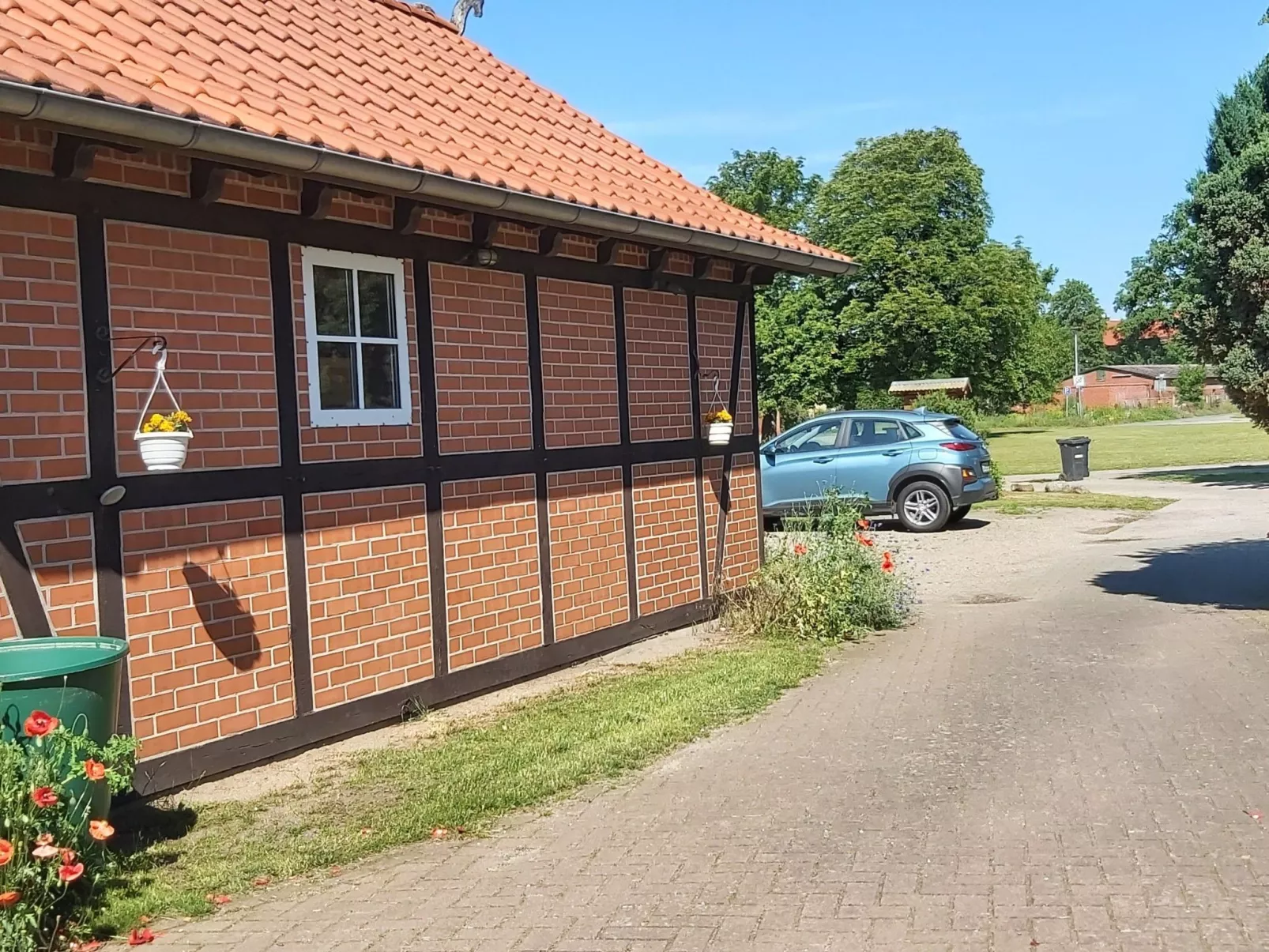 Wohnung in Jameln mit Garten, Grill und Terrasse-Buiten