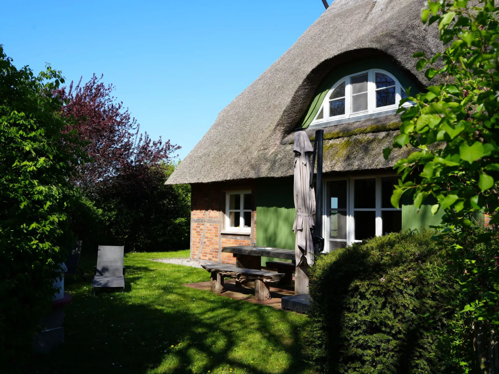 Reethaus Mertinat ''For Six'' mit Meerblick-Buiten