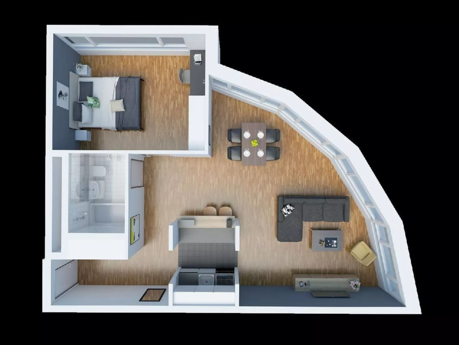 ARISER Zug Central Business Apartment-Binnen