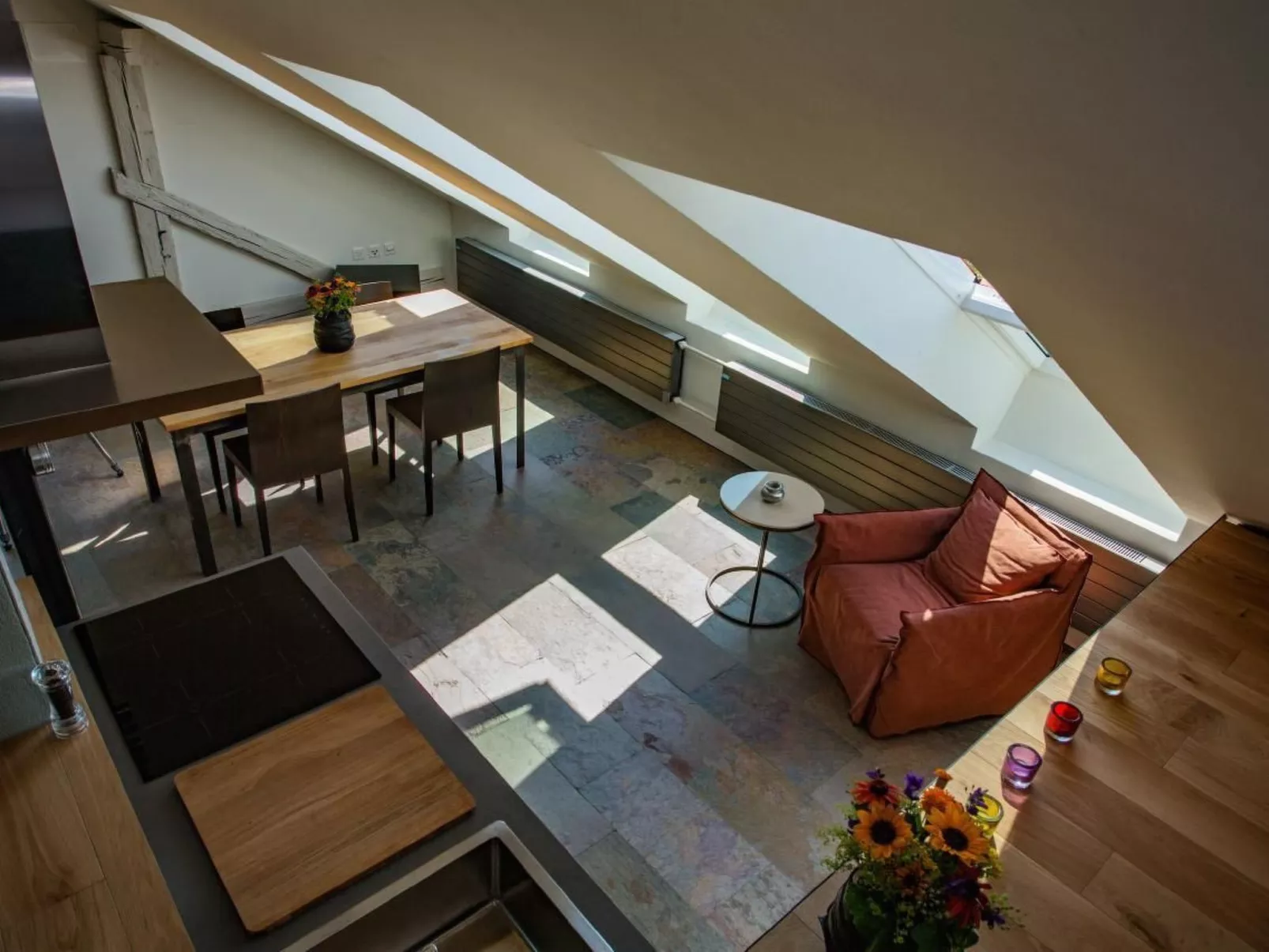 Loft auf zwei Ebenen