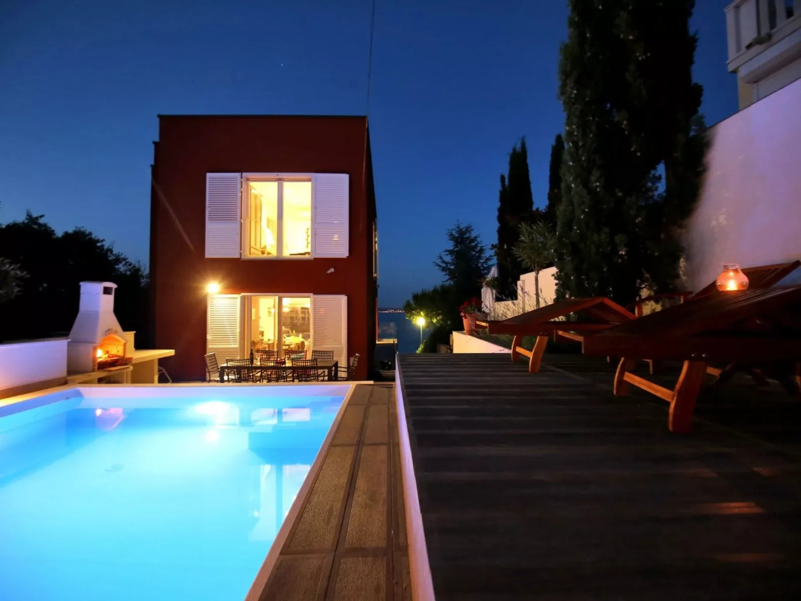 Strandnahe Villa Karmen Adriatica-Buiten