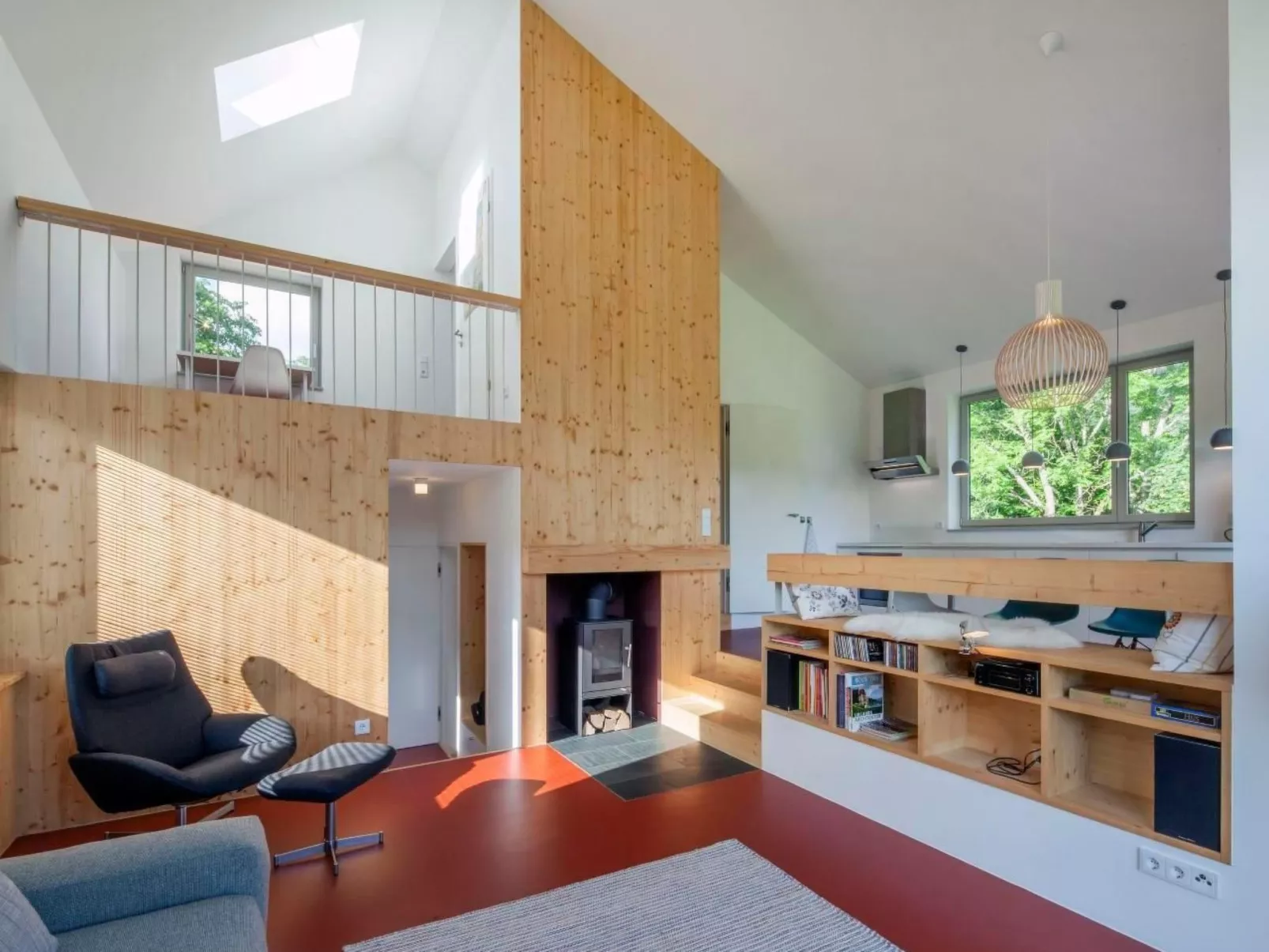 Moderner Holzhausneubau in der Eifel-Binnen