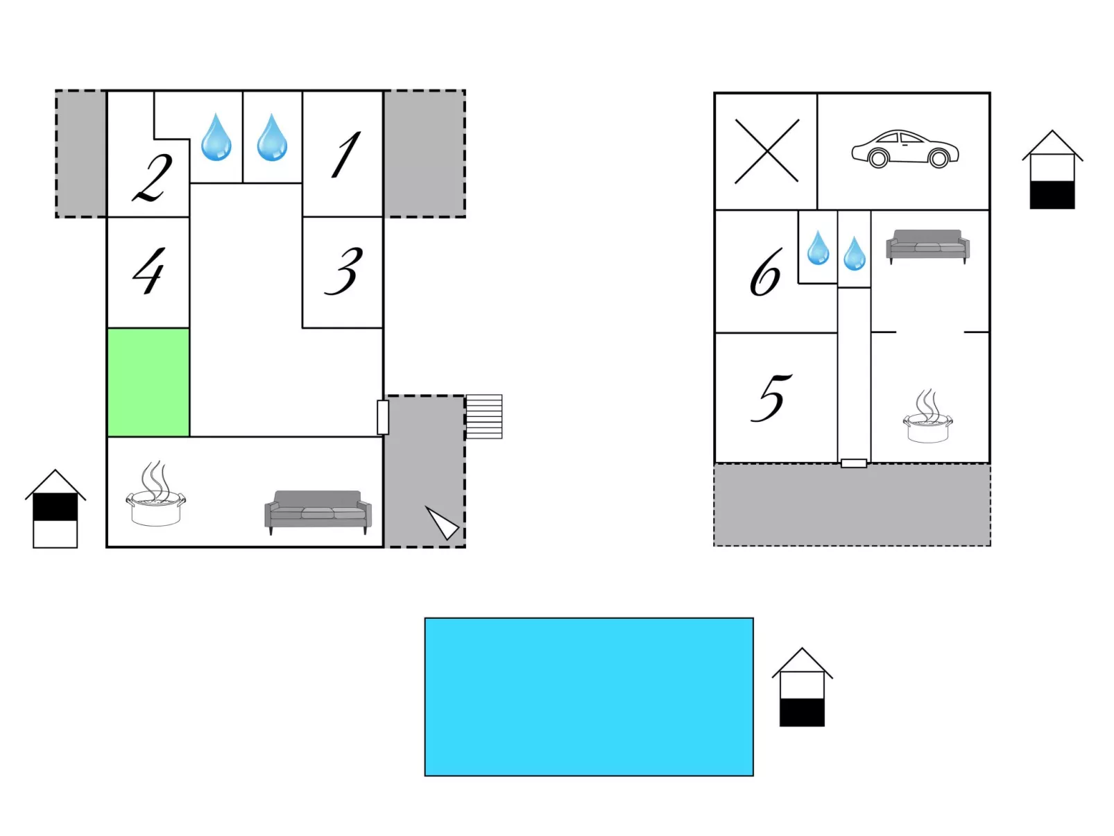 Charmantes Ferienhaus in Donje Rastane-Binnen