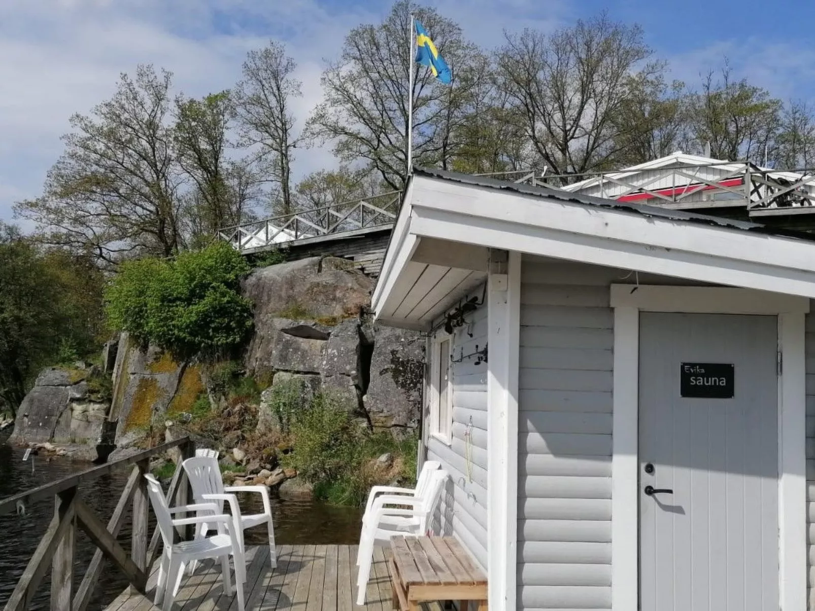 "Évika 3" mit Sauna-Buiten