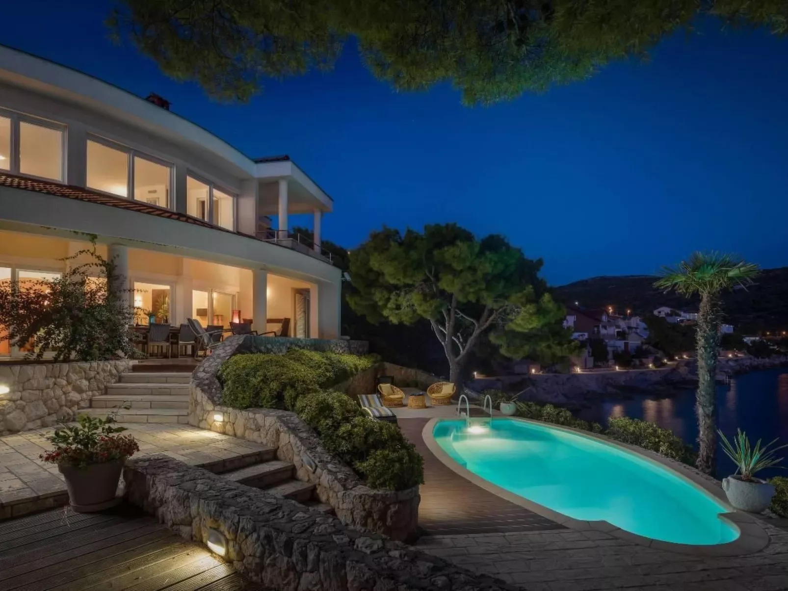 Villa Valla in Primosten-Buiten