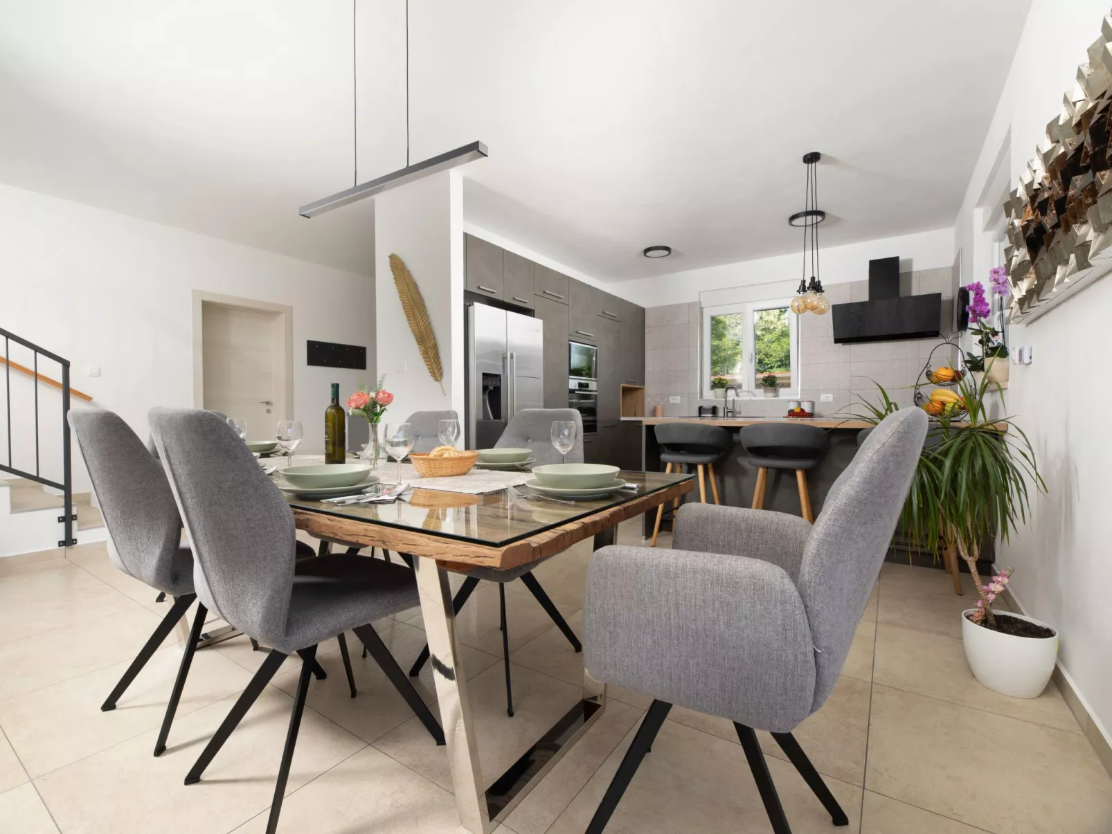 Vila Ema mit Meerblick - Binnen