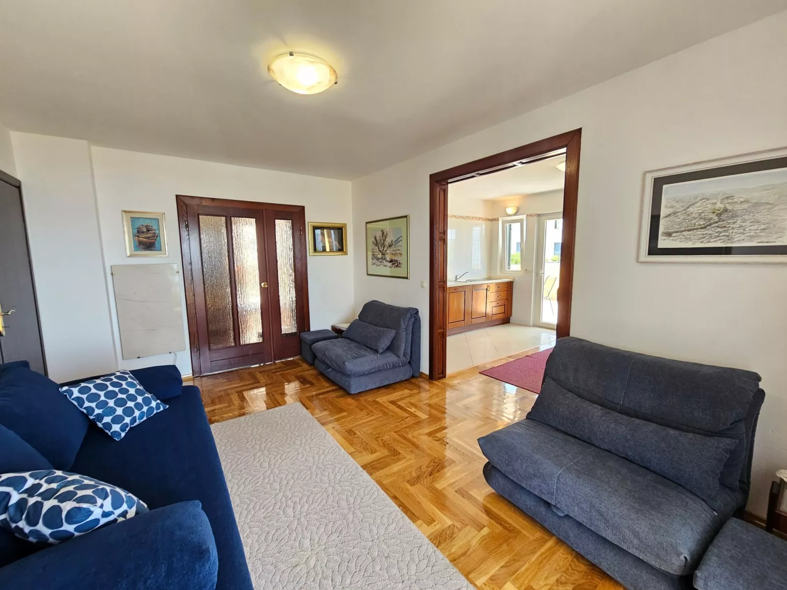 Wohnung für 6 Personen, 150m vom Strand entfernt-Binnen