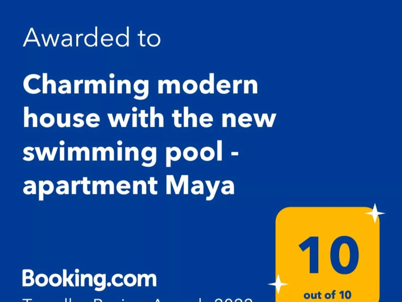 "Maya 1" mit Blick auf das Wasser-Buiten