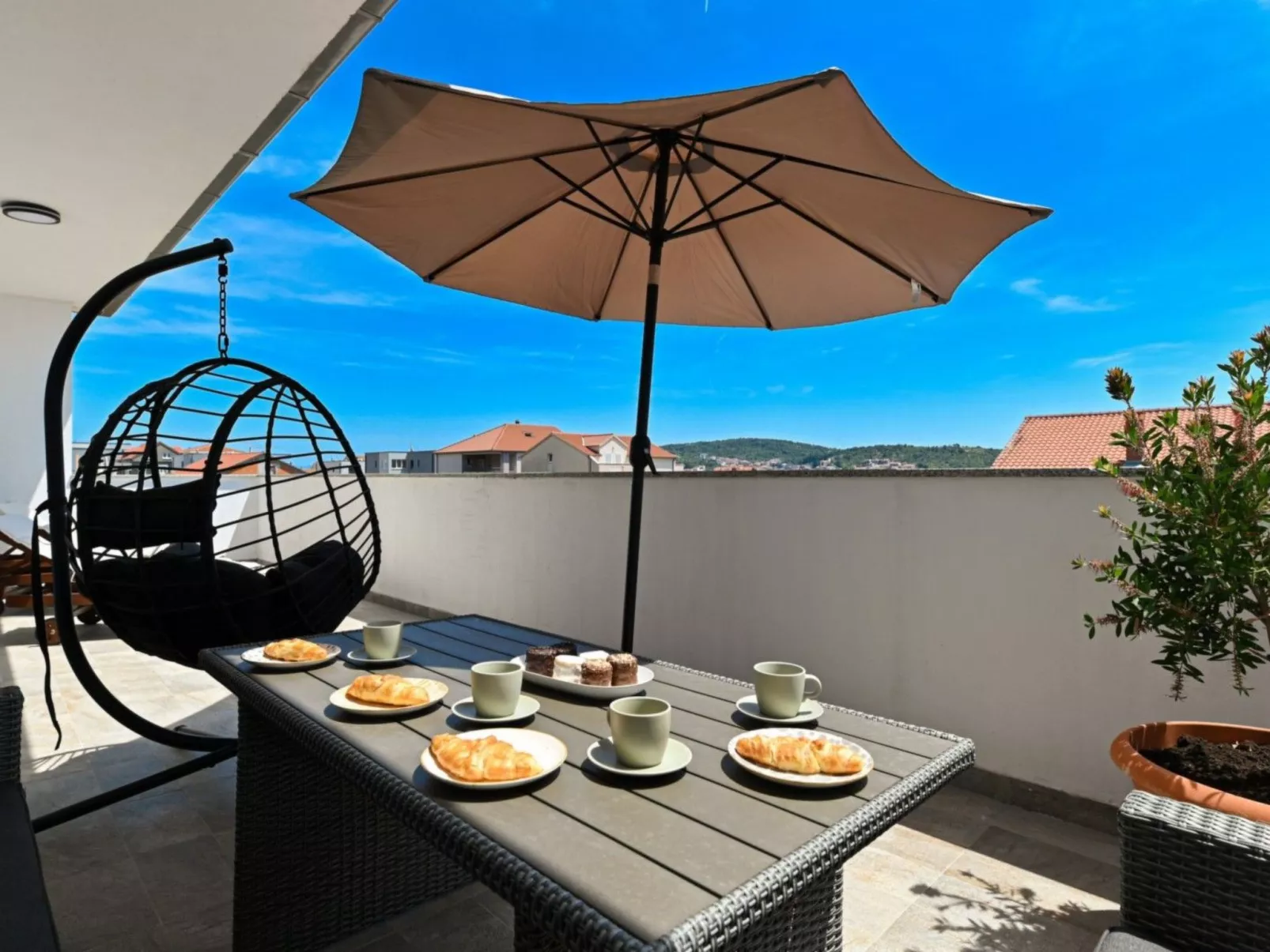 Charmante 2-Zimmer-Wohnung in der Nähe der Altstadt von Trogir-Buiten