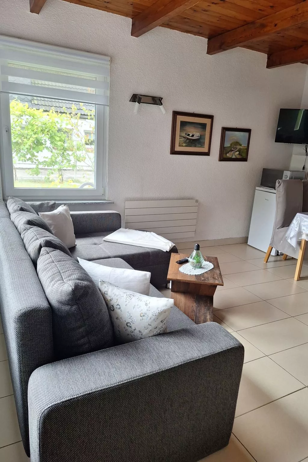 Reetgedecktes Haus-Binnen