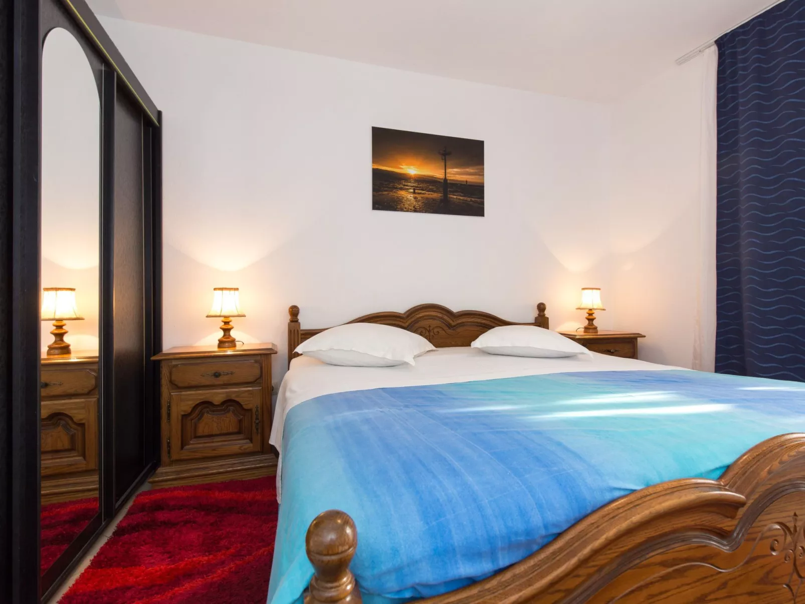 Apartment mit 1 Schlafzimmer und Balkon für 2 Personen